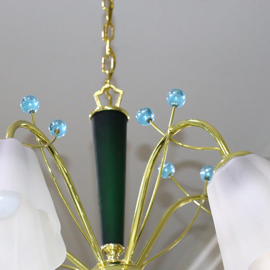 Turquoise Drops Chandelier