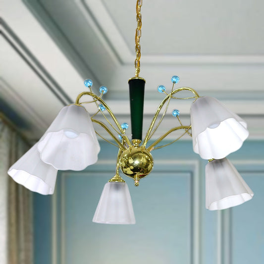 Turquoise Drops Chandelier