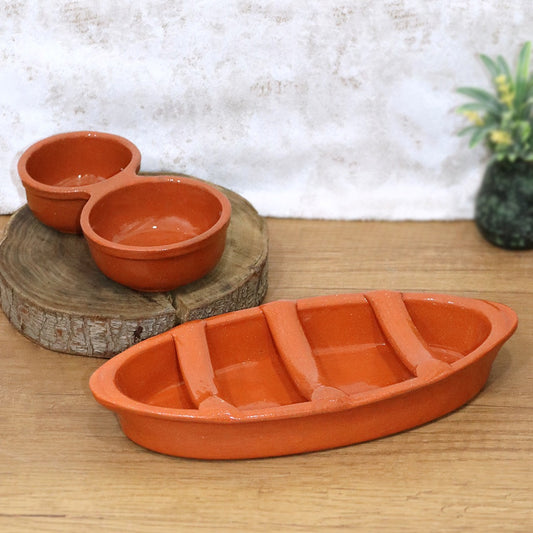 Clay Serving Bowls