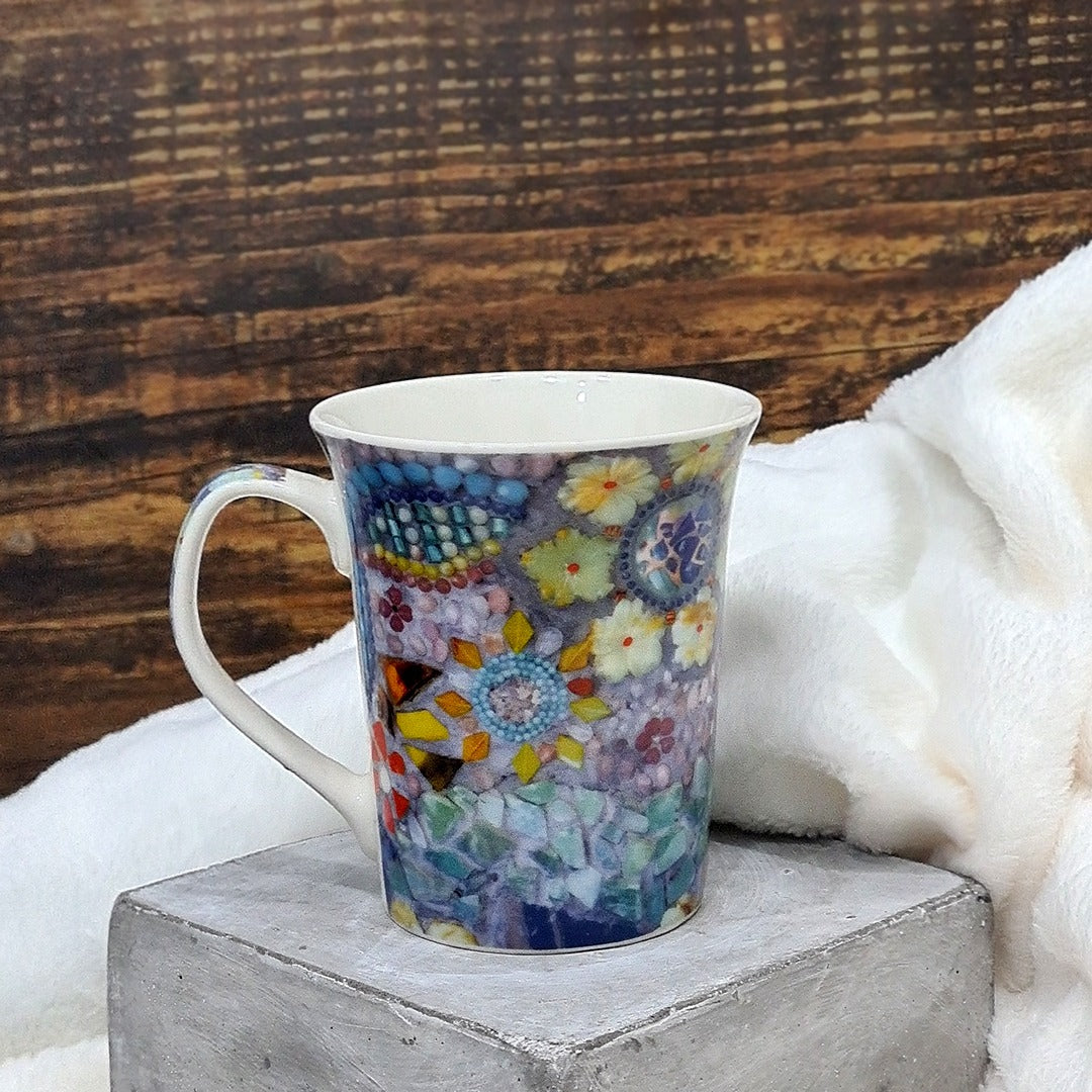 Colorful Flowers Porcelain Mugs