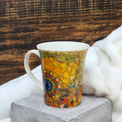 Colorful Flowers Porcelain Mugs