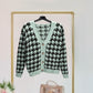 Colorful Thick Wool Sweater with Buttons