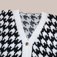 Colorful Thick Wool Sweater with Buttons