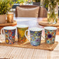 Colorful Flowers Porcelain Mugs