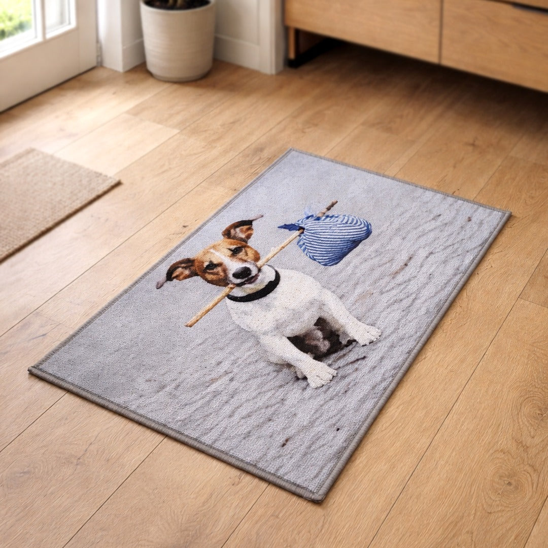 Dog with Stick Carpet (Available in 3 sizes)