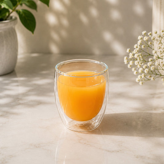 Double Glass Cups (Available in 3 sizes)