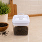 Easy-lock Airtight White Plastic Containers