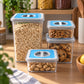 Twist-lock Airtight Blue Plastic Containers