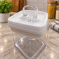Easy-lock Airtight White Plastic Containers