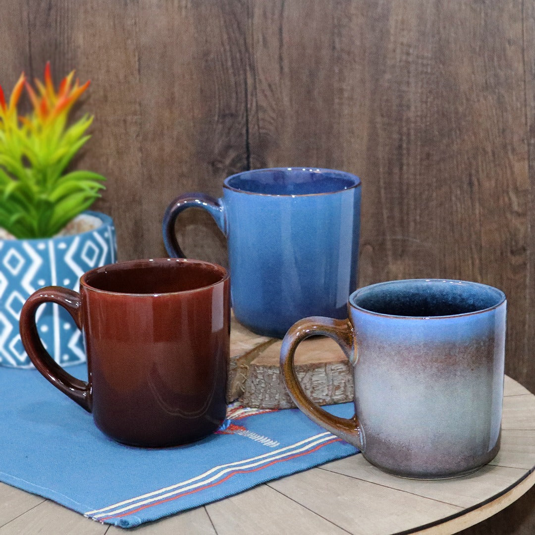 Faded Porcelain Mugs