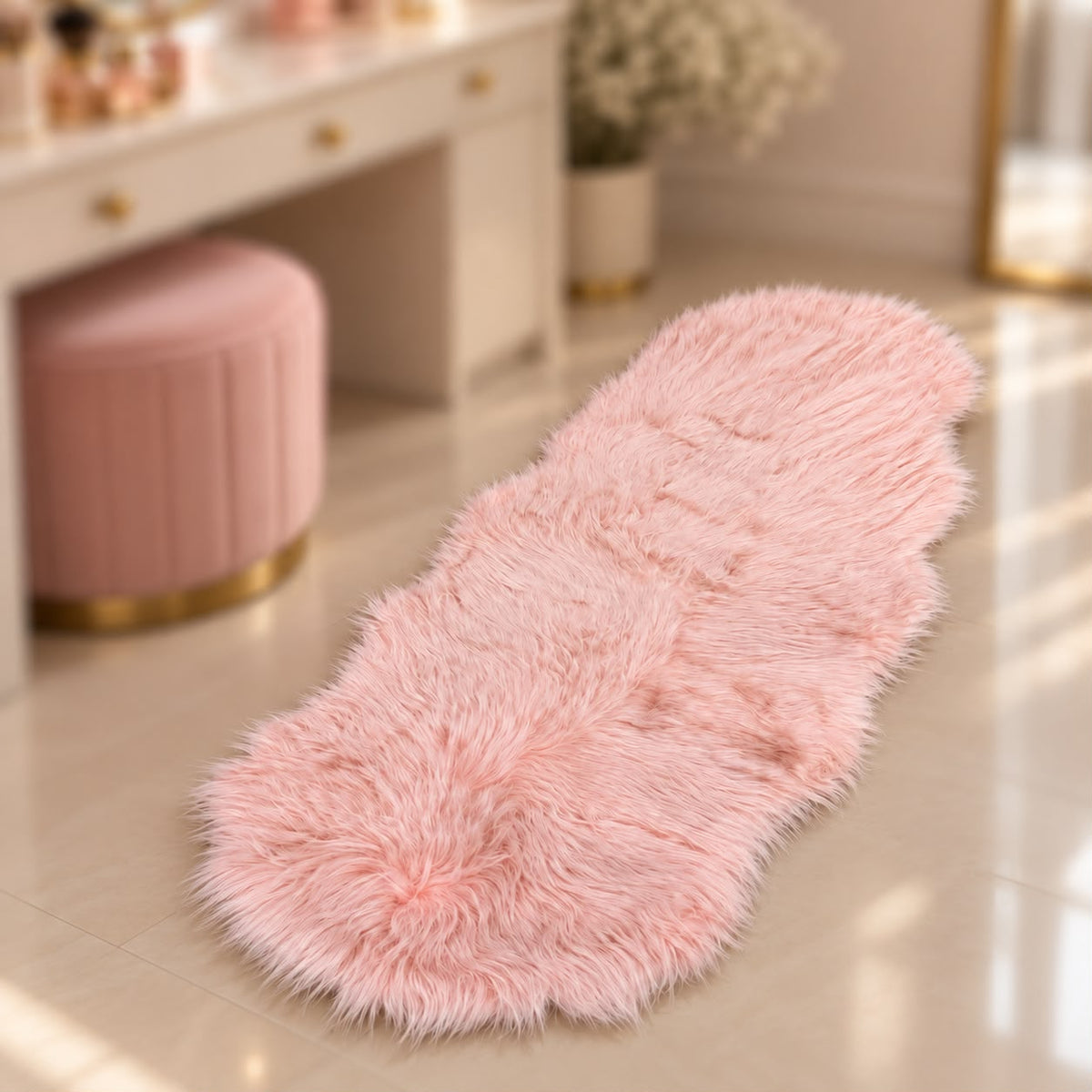 Faux Fur Long Rug (Available in 6 colors)