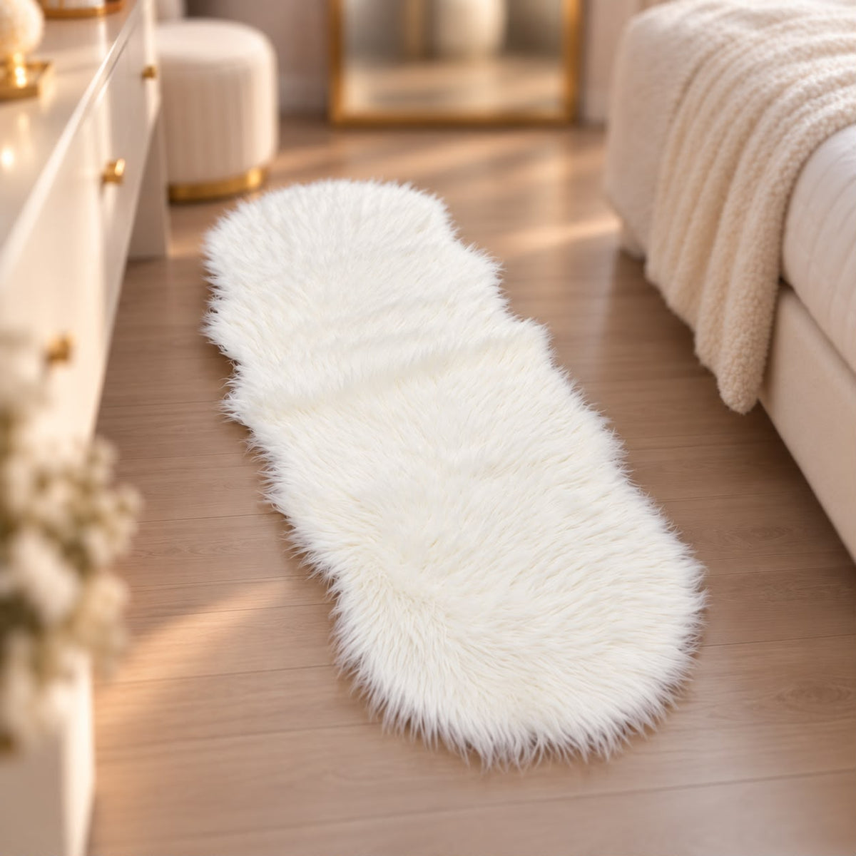 Faux Fur Long Rug (Available in 6 colors)