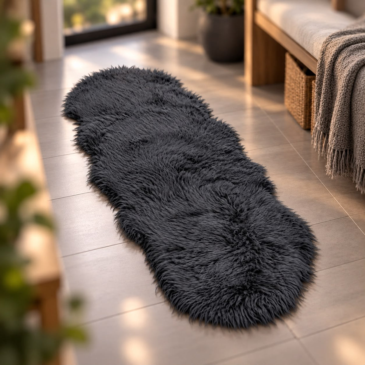 Faux Fur Long Rug (Available in 6 colors)