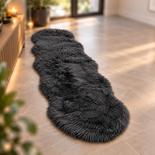 Faux Fur Long Rug (Available in 4 colors)