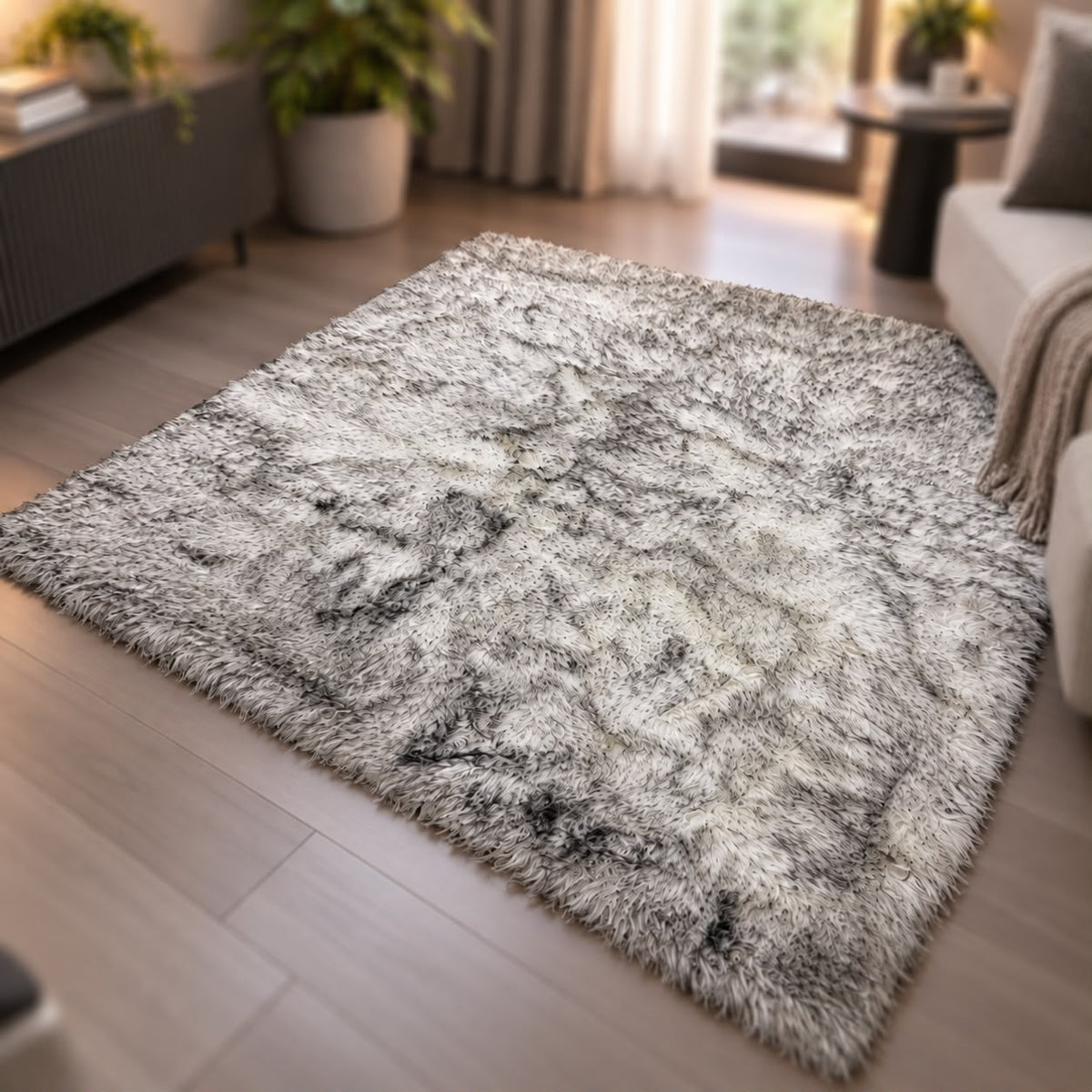 Faux Fur Big Rectangle Rug (Available in 3 colors)