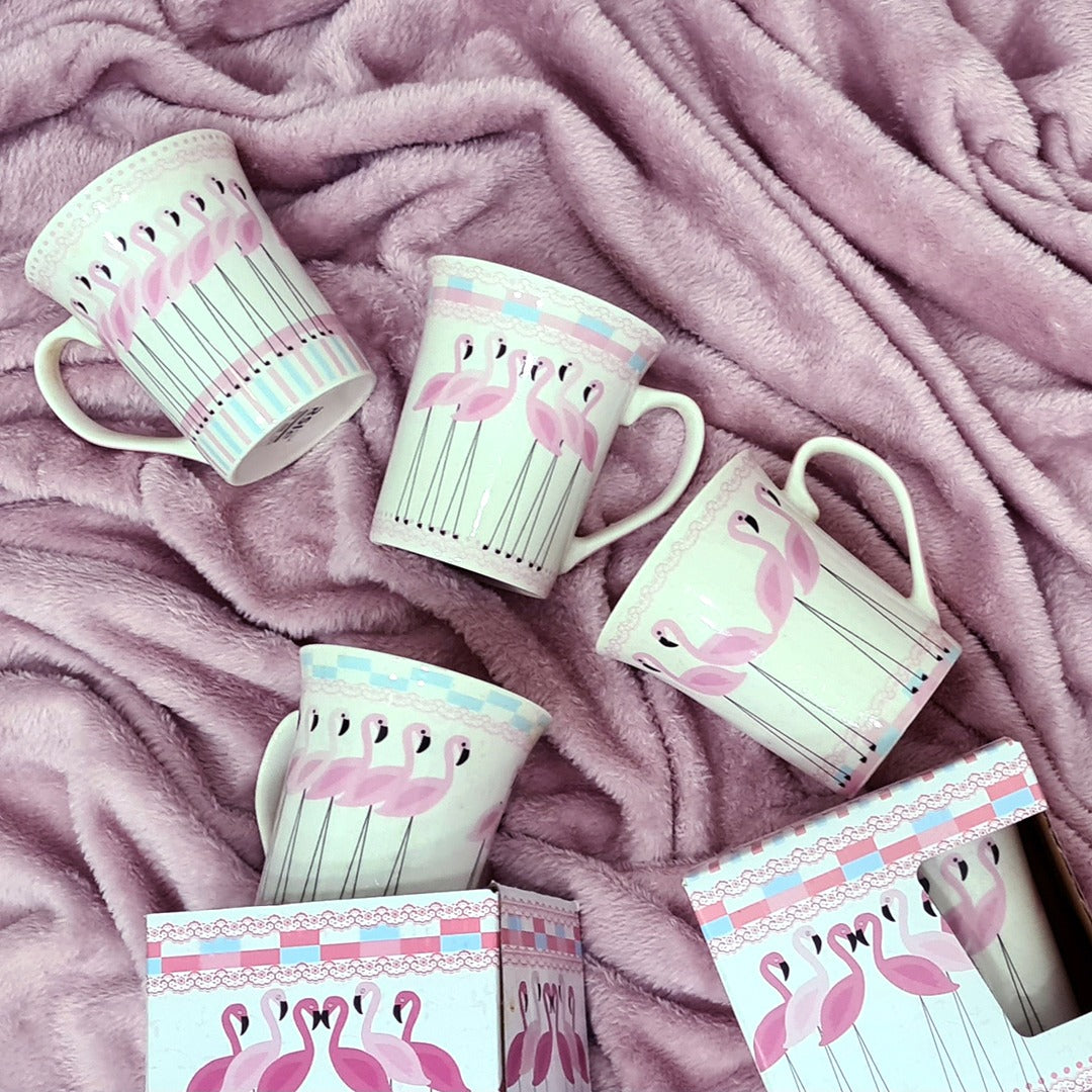 Flamingo Porcelain Mug with Box