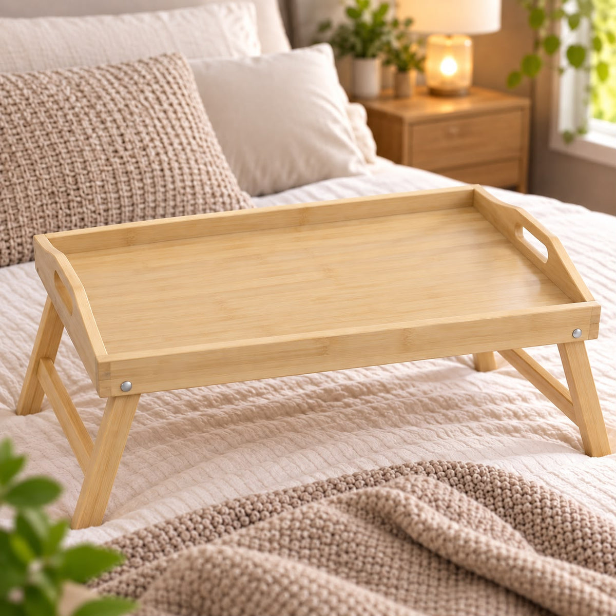 Foldable Bamboo Table