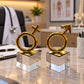 Gold Gender Symbols Figurines