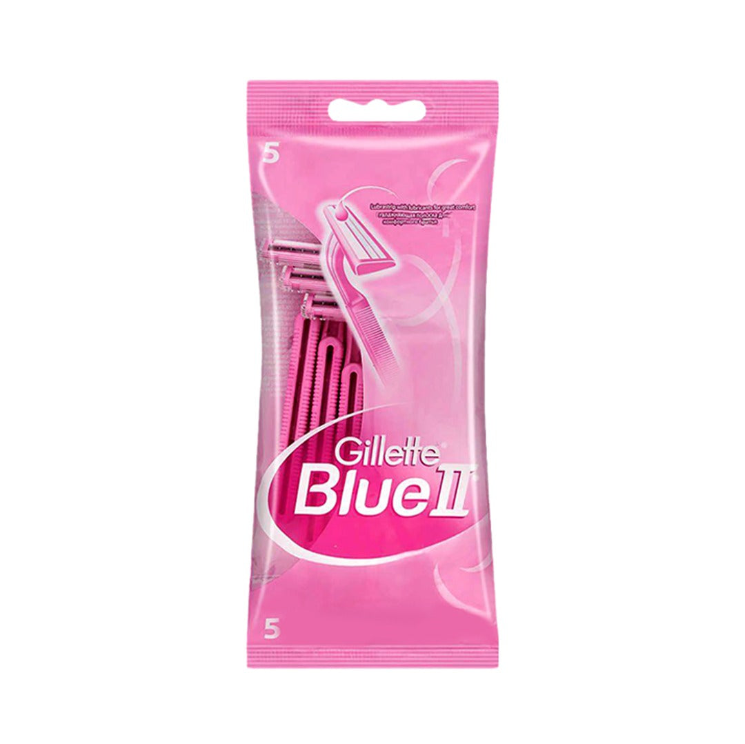Gillette Blue2 Women Shaving Razors (5 Razors)