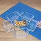 Glass Rectangle Bowls with Handles Set (6pcs)