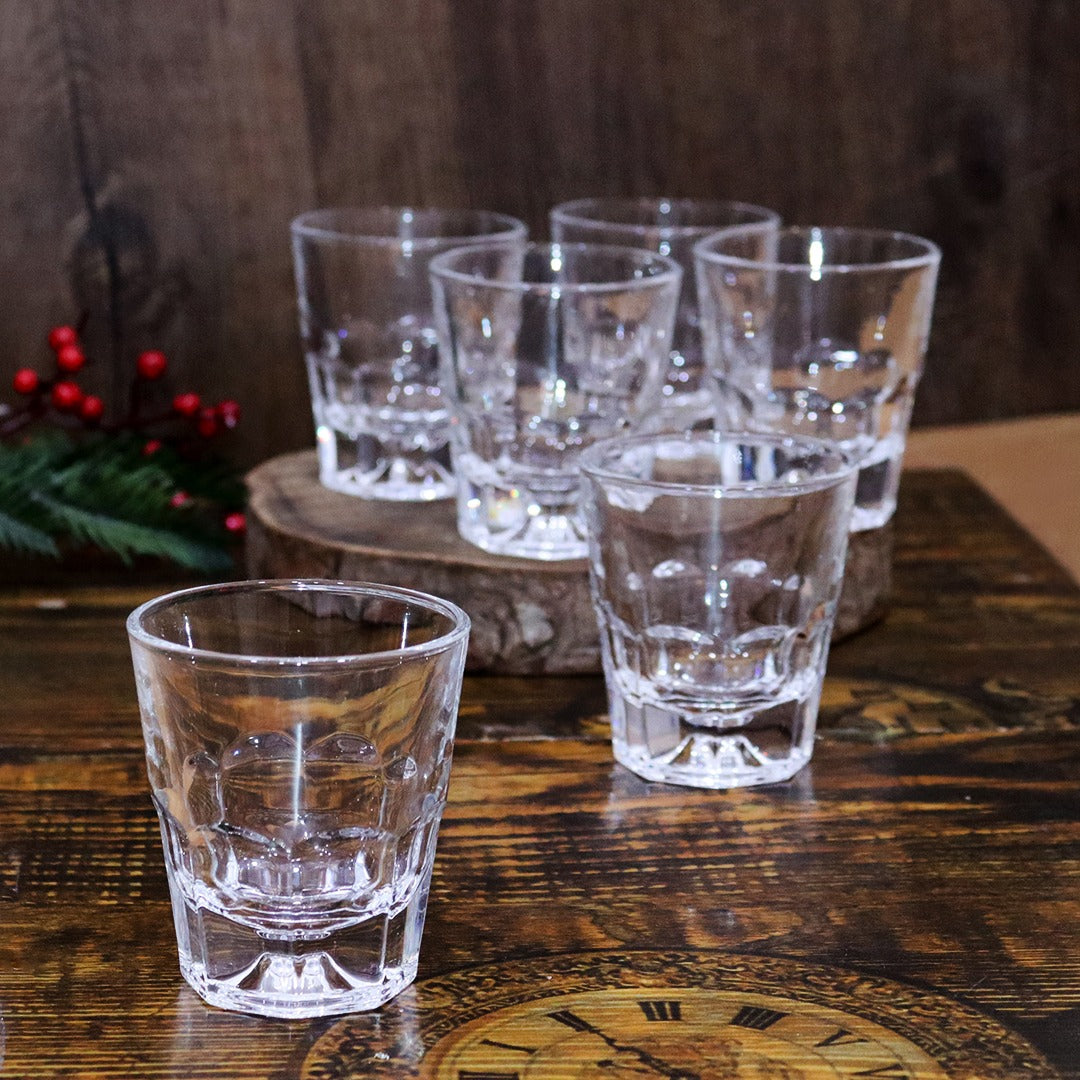 Glass Cups 140ml (6 Cups)