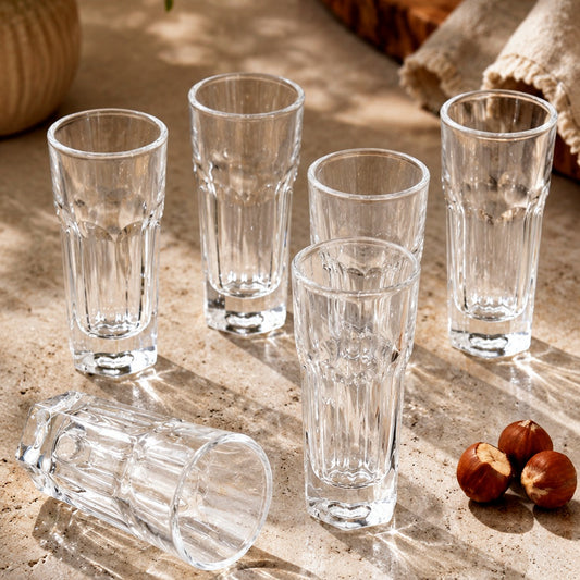 Glass Tall Shots 45ml (6 Shots)