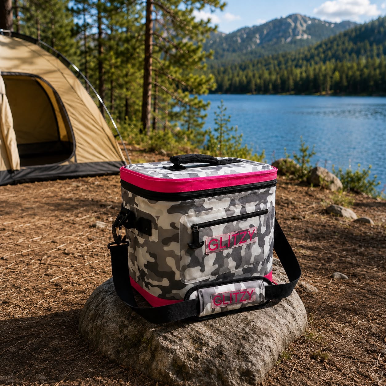 Glitzy Waterproof Cooler Bag 30L
