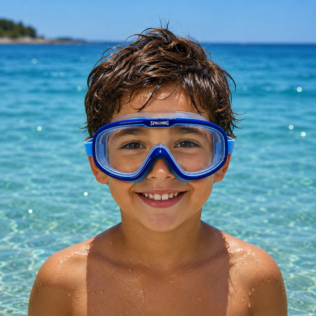 Blue Swimming Goggles (Ages 5-10y)