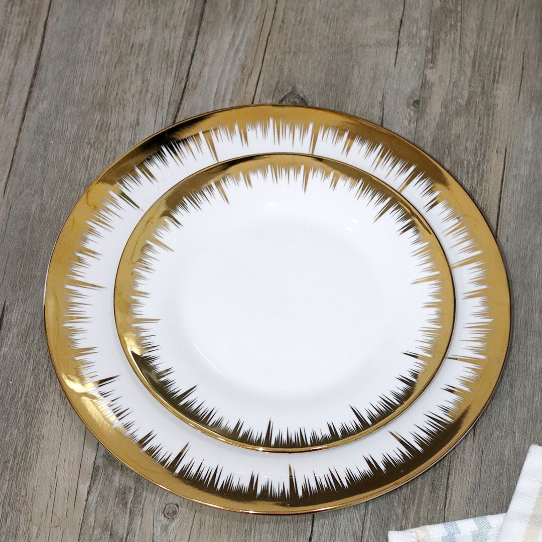 Gold Lines Porcelain Set