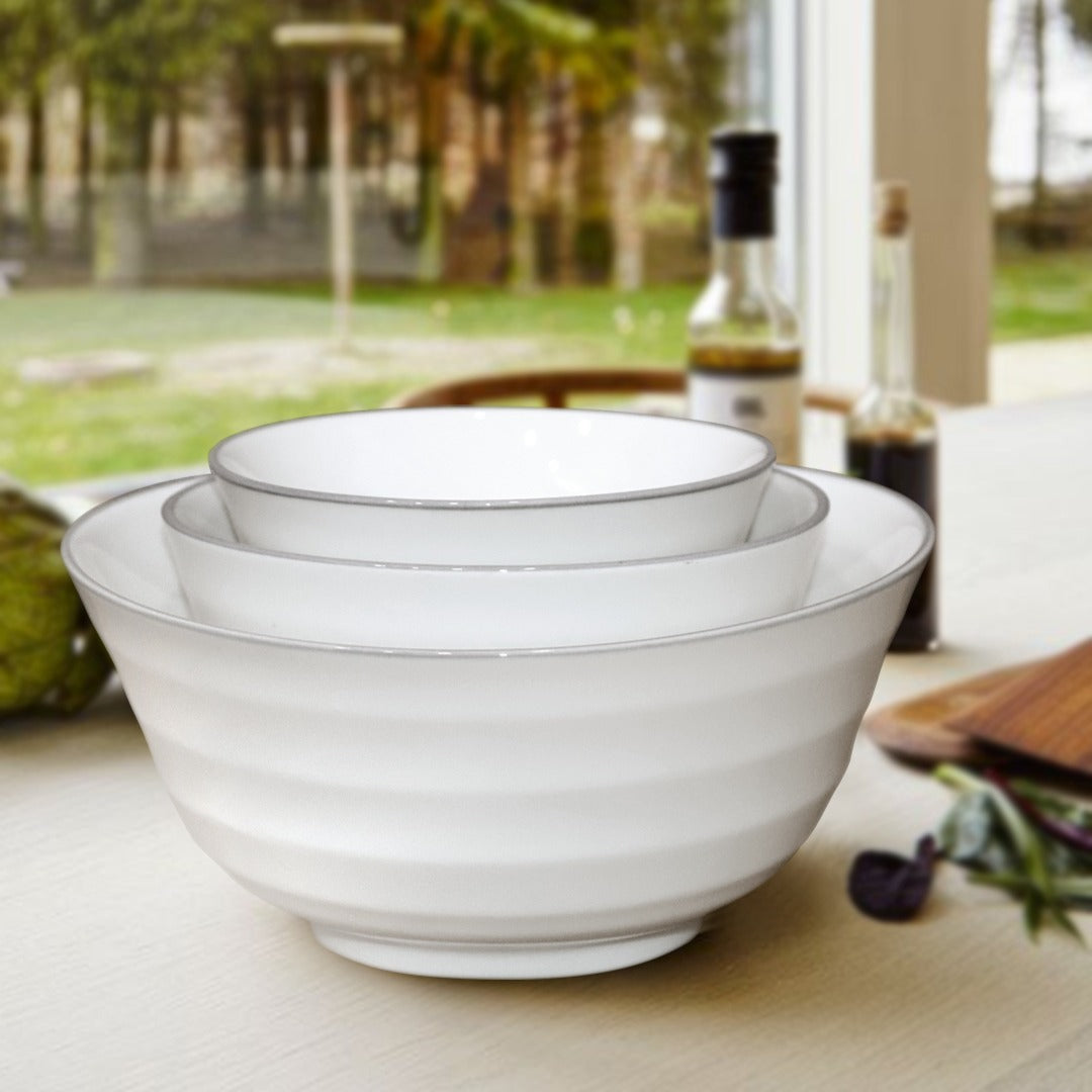 Grey Top Porcelain Bowls