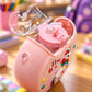 Unicorns Round Plastic Water Bottle 380ml