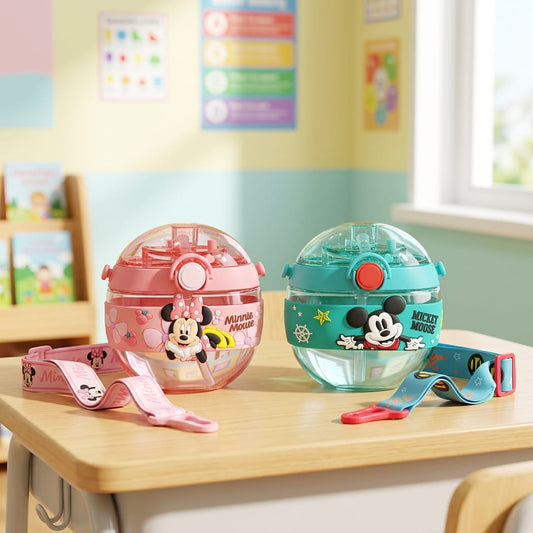 Kids Round Plastic Water Bottle 420ml