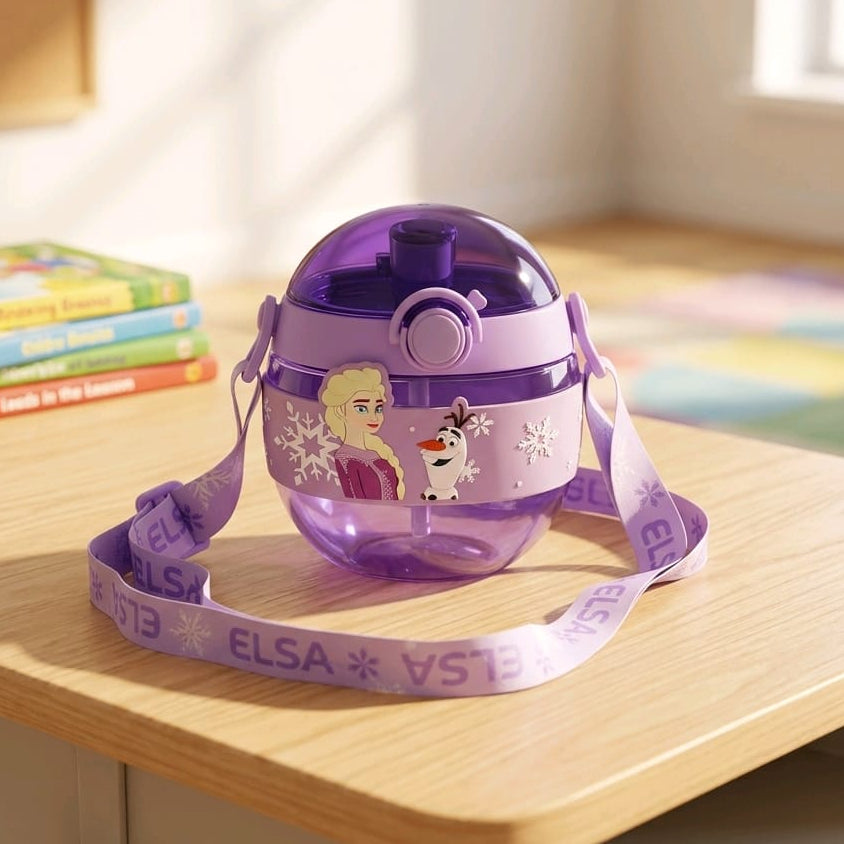 Kids Round Plastic Water Bottle 420ml