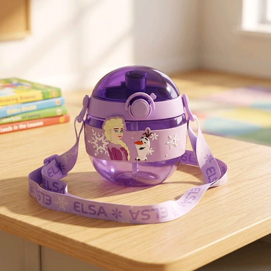 Kids Round Plastic Water Bottle 420ml