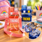 2in1 Dual-Drink Plastic Water Bottle 520ml