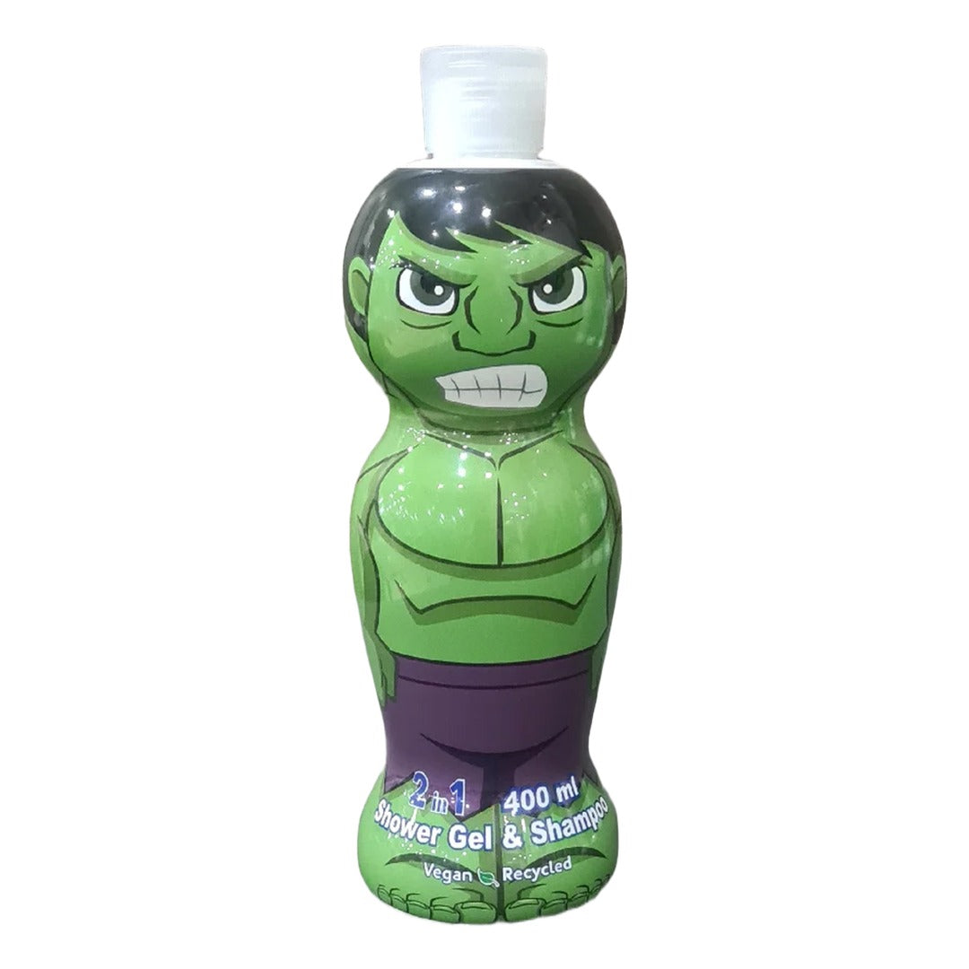 Dermatologically Tested Hulk Shower Gel & Shampoo 400ml