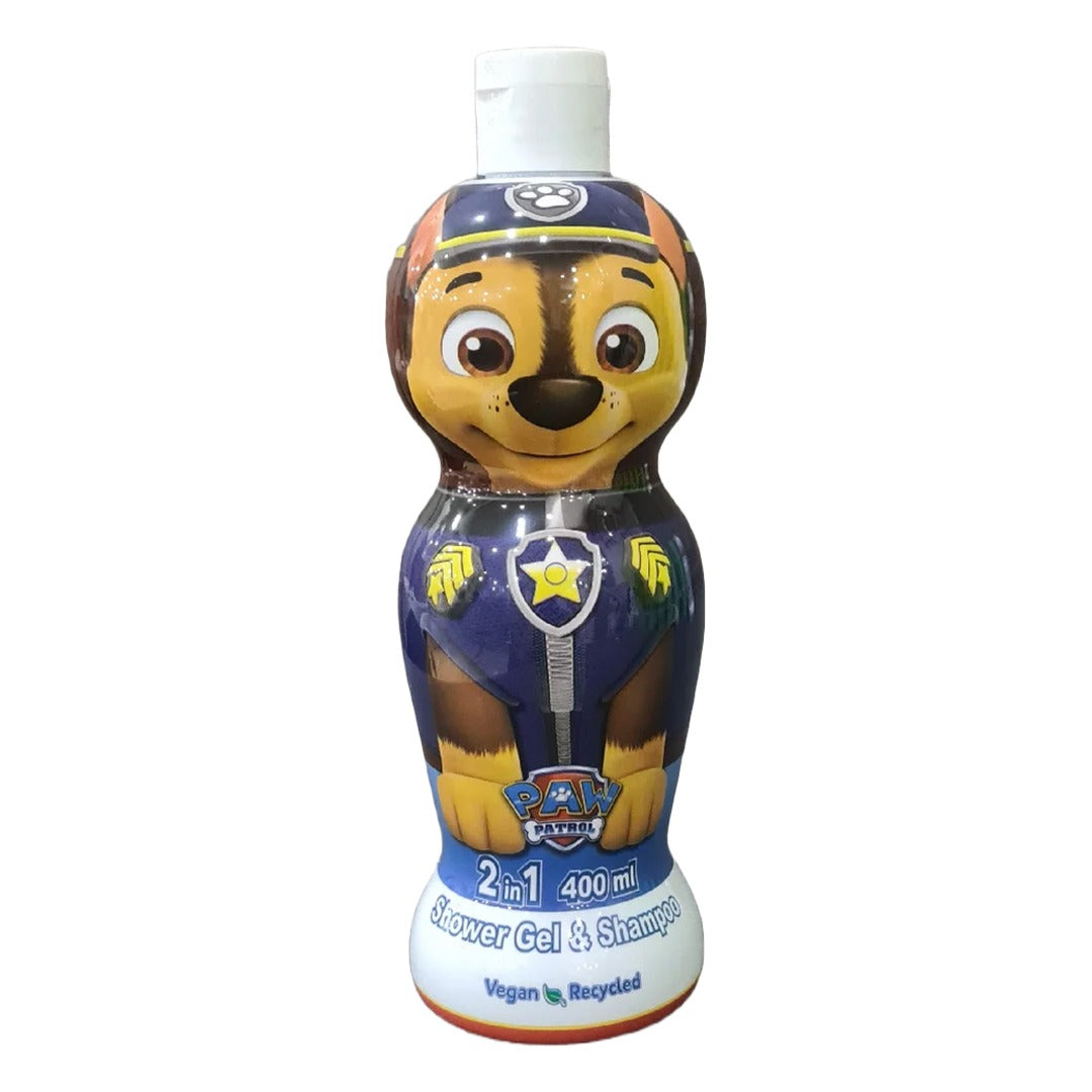 Dermatologically Tested Paw Patrol Shower Gel & Shampoo 400ml
