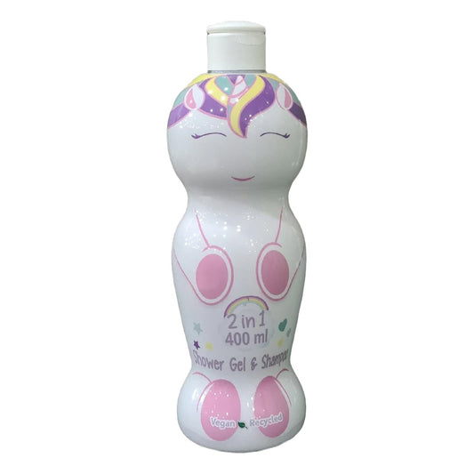 Dermatologically Tested Unicorn Shower Gel & Shampoo 400ml