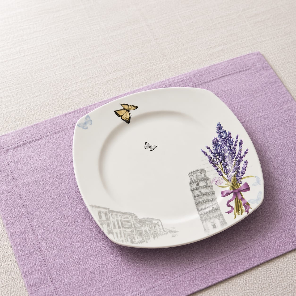 Lavender Porcelain Flat Plate