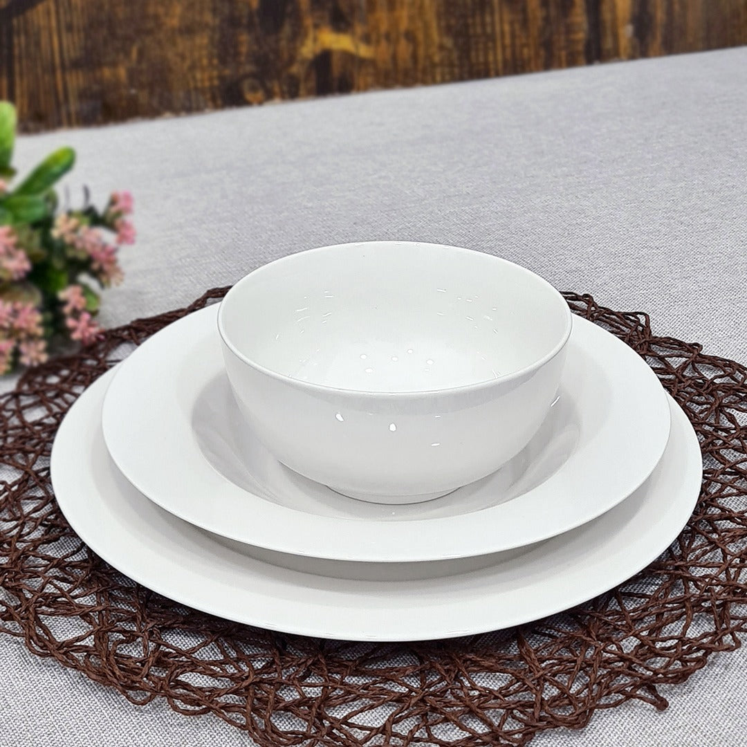 Lightweight Porcelain Round Set