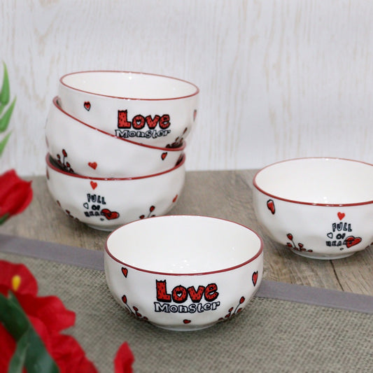 Love Monster Porcelain Bowl