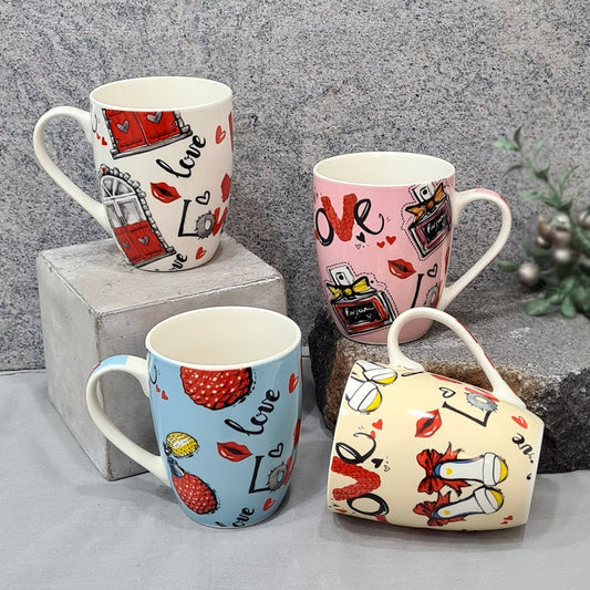 Love Porcelain Mugs