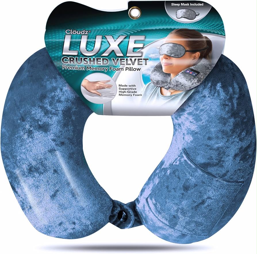Luxe Velvet Neck Pillow & Mask