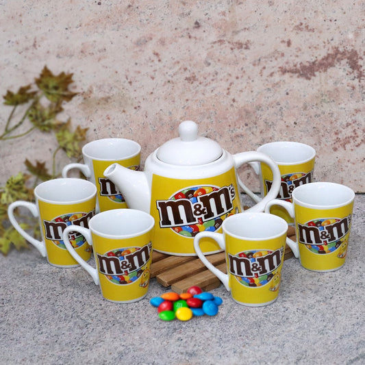 M&M's Porcelain Teapot & Cups Set (8pcs)