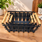 White Metal Storage Baskets Set (3pcs)