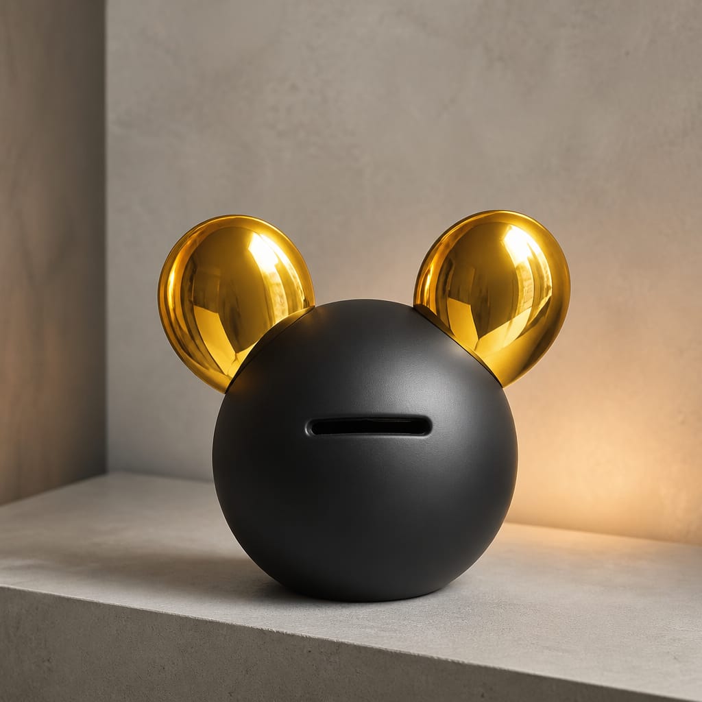 Mickey Mouse Piggy Bank (Available in 4 colors)