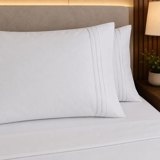 100% Microfiber 4-Piece King Bed Set (Available in 2 colors)