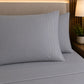100% Microfiber 6-Piece Grey King Bed Set