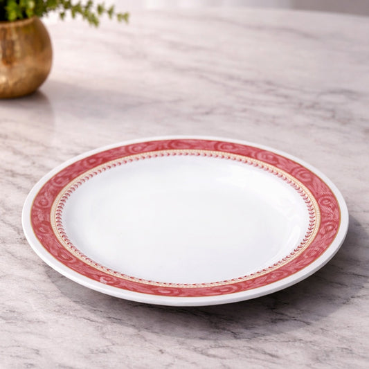 Bordeaux Melamine Round Plates