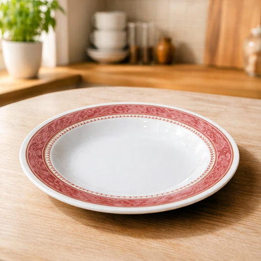 Bordeaux Melamine Deep Round Plates